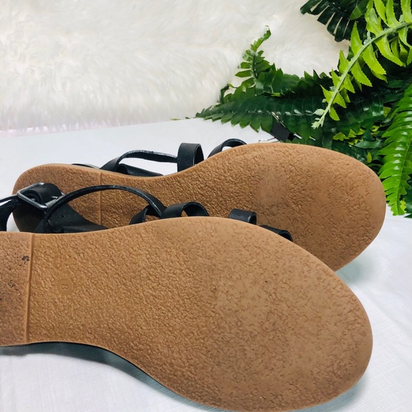 Madewell boardwalk black strap sandals size 8 - Picture 8 of 8